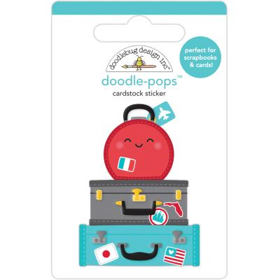 Doodlebug Fun At The Park Doodle-Pops Sticker- Get Packin